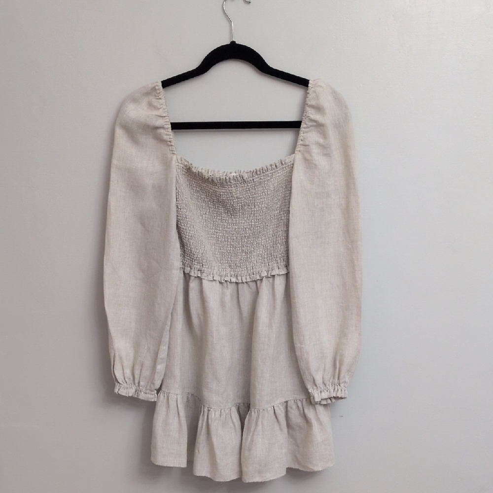 Wilfred Tempest Linen Mini Dress